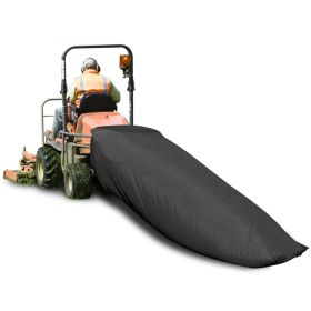 Lawn Tractor Leaf Bag 54 Cubic Feet Standard Garden Waste Collection Bag w/ 112in Opening For Fast & Easy Leaf Collection Riding Lawn Mower Rubbi