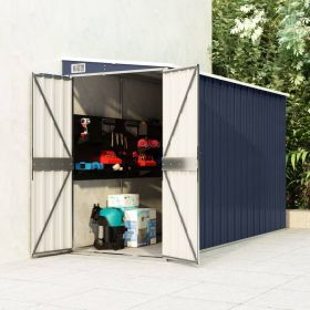 Garden Shed Anthracite Galvanized steel, metal Medium Garden Shed